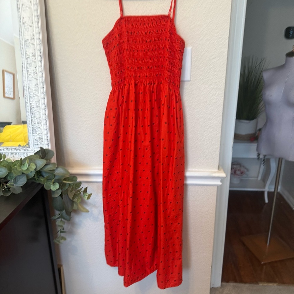 Red and black polka dot universal threads sleeveless medium - Picture 10 of 14